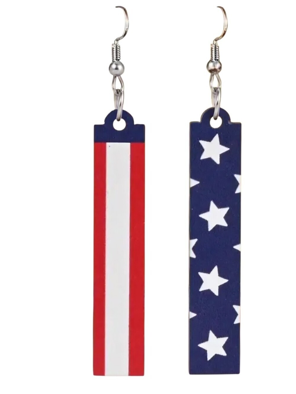 Fourth Of July Pattern Earrings